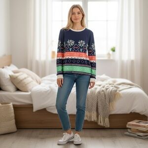 Lauren James Women’s Christmas Sweater Cotton Tee Shirt